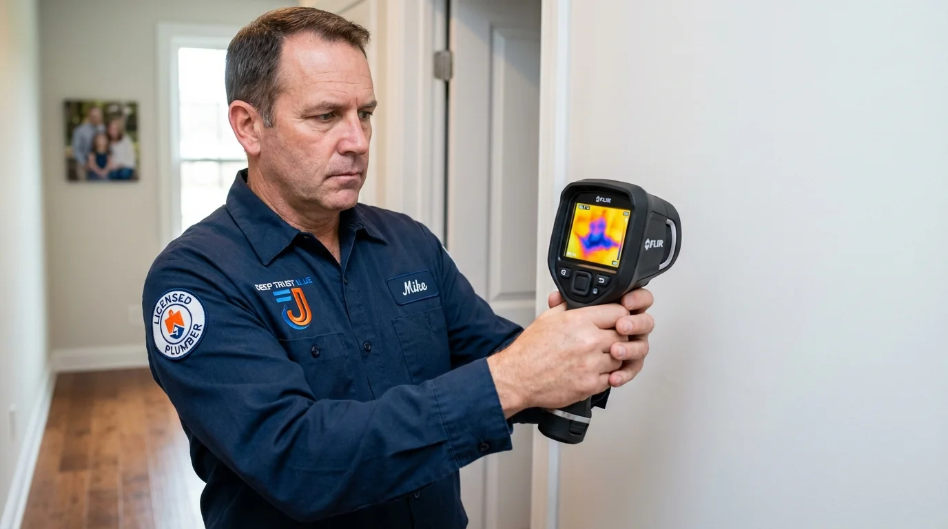 Thermal imaging leak detection by Johns Plumbing LLC in Cool